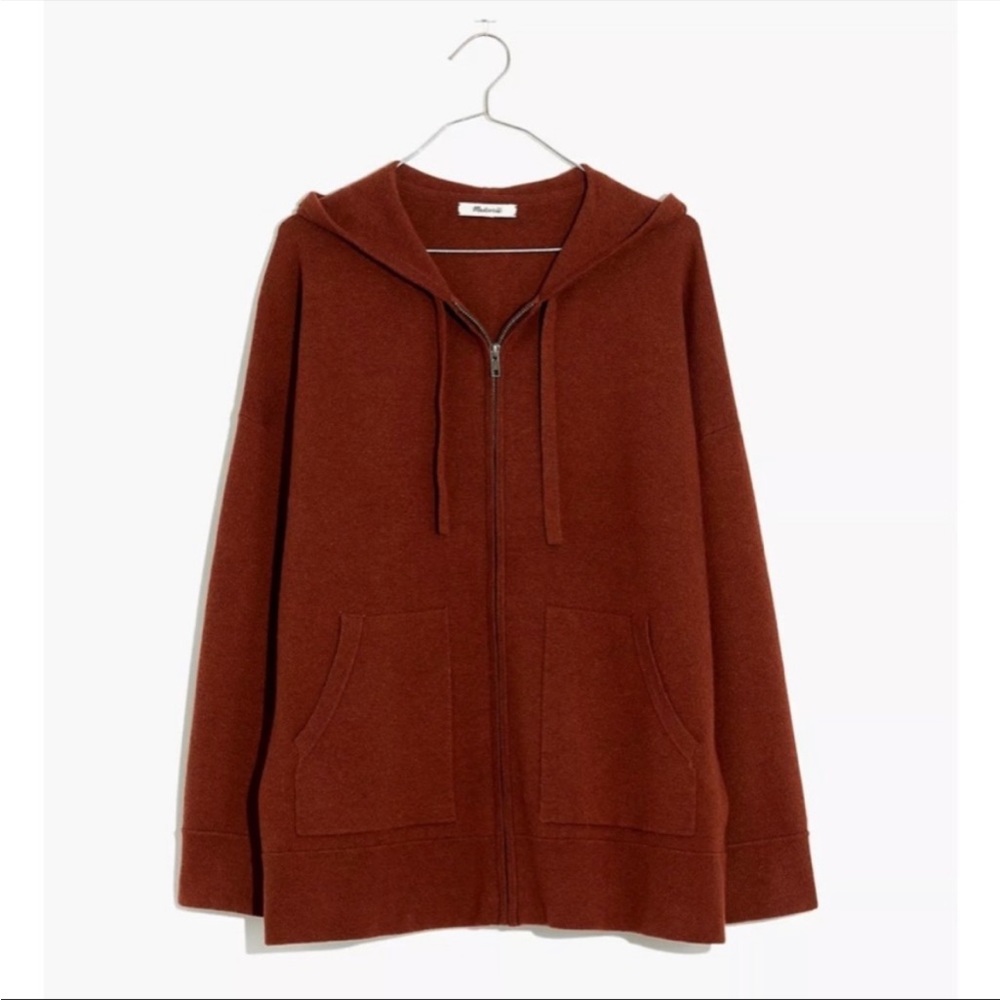 Madewell Zip Up Hoodie Sweatshirt, size S